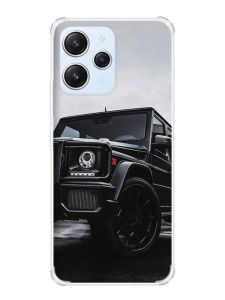 Чохол з потовщеними кутами на Xiaomi Redmi 12 :: Авто чорне (принт 234)