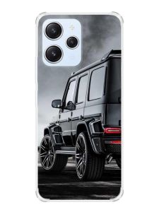 Чохол з потовщеними кутами для Xiaomi Redmi 12 :: Авто чорне (принт 235)