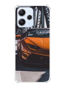 Чохол з потовщеними кутами на Xiaomi Redmi 12 :: Авто помаранчеве (принт 237)