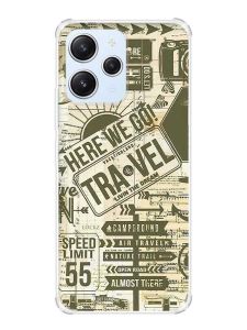 Чохол з потовщеними кутами на Xiaomi Redmi 12 :: Мандри (принт 324)