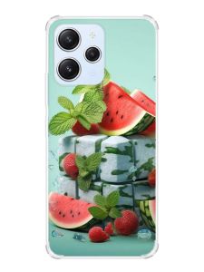 Чохол з потовщеними кутами на Xiaomi Redmi 12 :: Кавунова свіжість (принт 338)