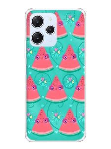 Чохол з потовщеними кутами на Xiaomi Redmi 12 :: Веселі кавунчики (принт 348)