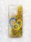 Чохол з плаваючими блискітками на Xiaomi Redmi 12C Золотий :: Серце з соняхом (принт 260)