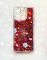Чохол з плаваючими блискітками на Xiaomi Redmi 12C Червоний :: Квітковий фон (принт 267)