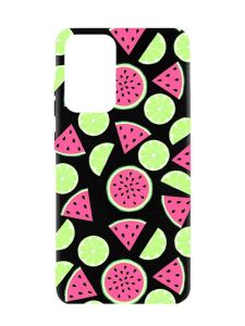 Матовий чорний чохол на Samsung Galaxy A52  :: Кавуни и лайм (принт 345)