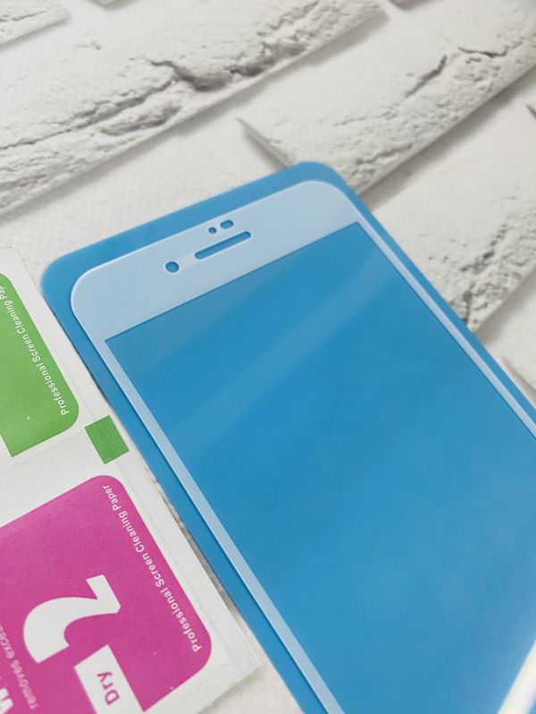 Захисне скло 3D для iPhone 6+ 6Plus Білий