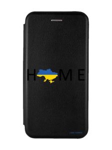 Чохол-книжка з малюнком для Xiaomi Redmi Note 9/10X Чорний :: Дім Україна (патріотичний принт 72)
