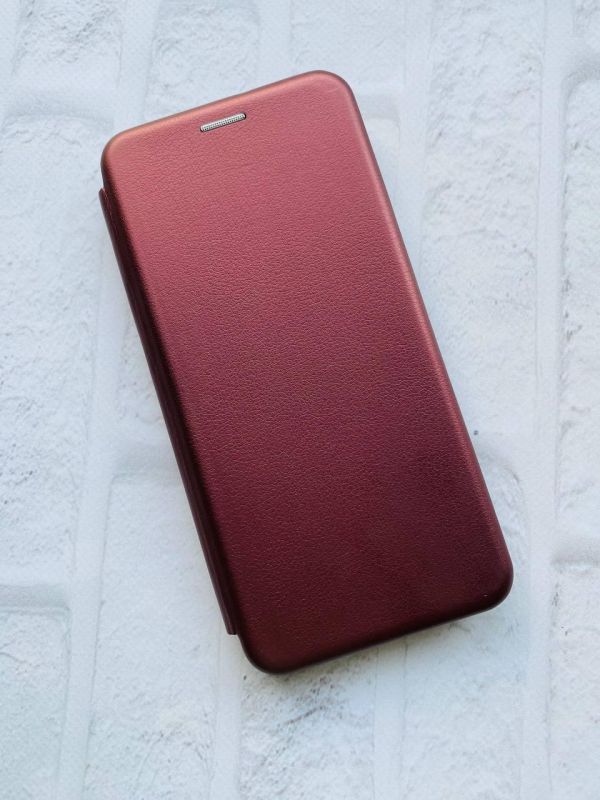 Чохол книжка G-Case для Samsung Galaxy A12 Бордовий