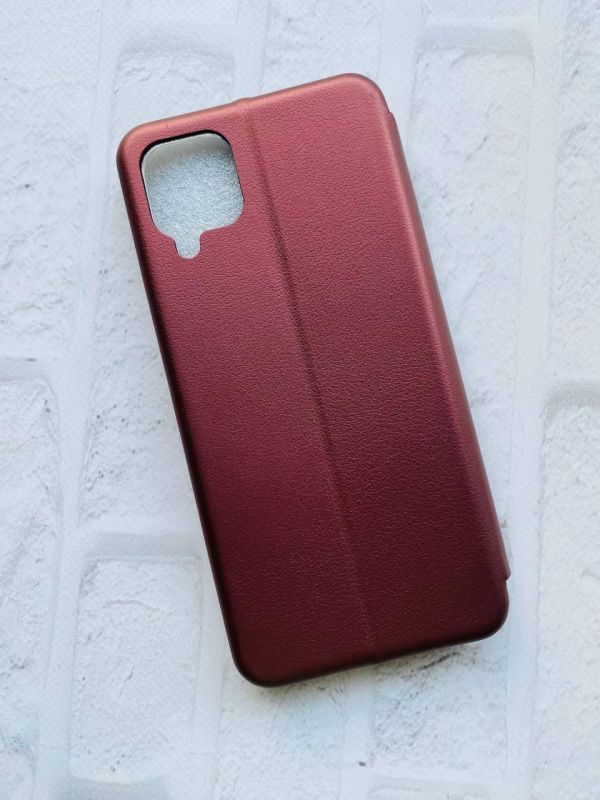 Чохол книжка G-Case для Samsung Galaxy A12 Бордовий