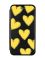 Чохол-книжка з малюнком для iPhone 11 Чорний :: Сердечка жовті (принт 259)