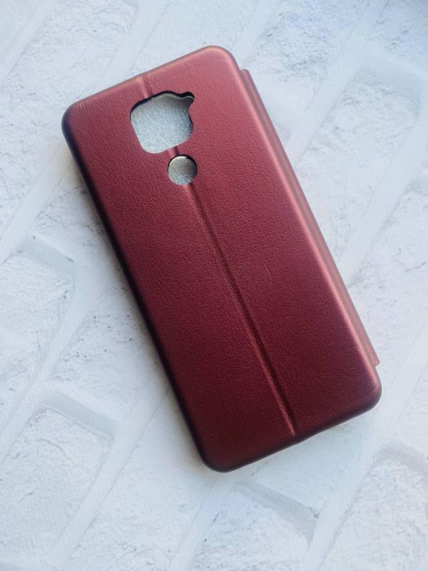 Чохол-книжка з малюнком для Xiaomi Redmi Note 9/10X Бордовий :: Супер Мама (принт 29)
