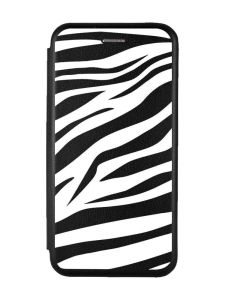 Чохол-книжка з малюнком для iPhone 11 Чорний :: Фон Зебра (принт 91)