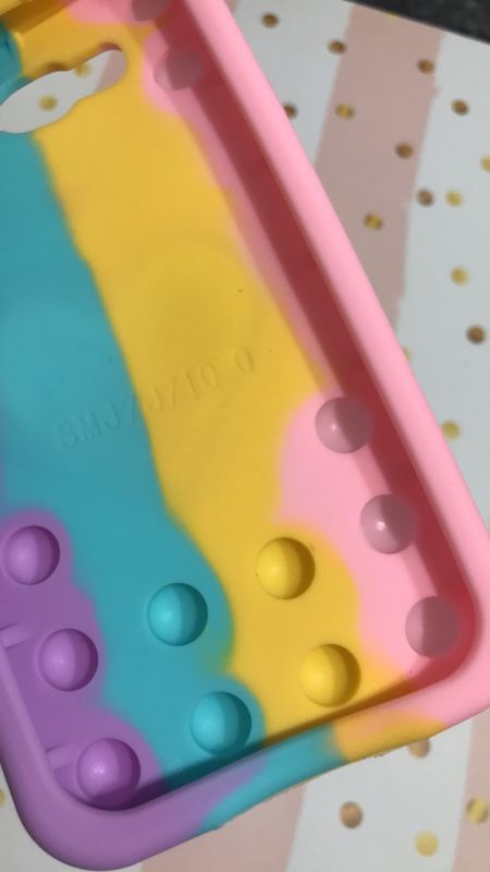 Чохол Попит Антистрес Поп-Іт Pop It для Samsung Galaxy J7 Котик з сердечком Рожево-фіол.