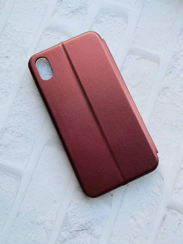 Чохол-книжка з малюнком для Apple iPhone XR Бордовий :: Зоряна ніч (принт 74)