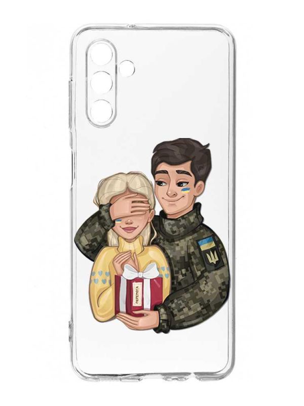 Прозорий чохол на Samsung Galaxy A54 5G / A546 :: Подарунок Перемога (принт 178)