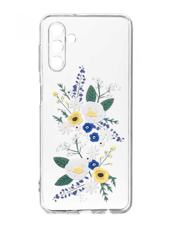 Прозорий чохол на Samsung Galaxy A54 5G / A546 :: Квіти. Акварель (принт 271)