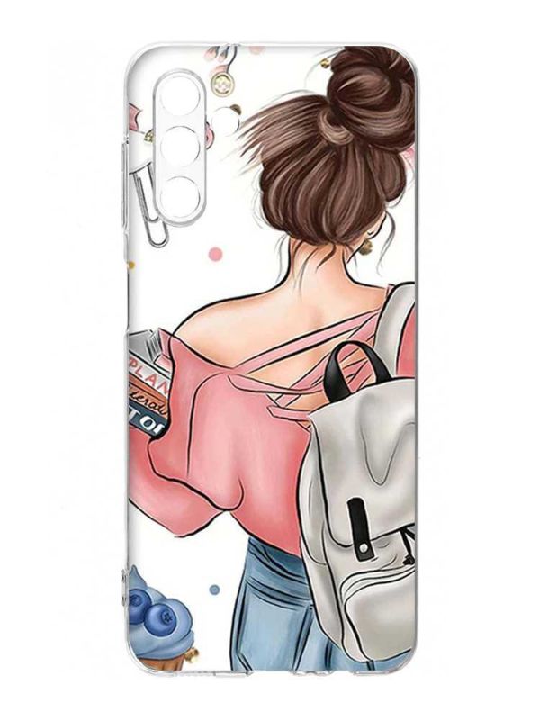 Чохол на Samsung Galaxy A54 5G / A546 :: Дівчина з рюкзаком (принт 30)