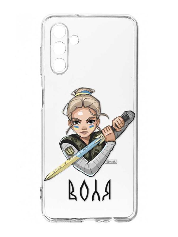 Прозорий чохол на Samsung Galaxy A54 5G / A546 :: Українська захисниця (принт 170)
