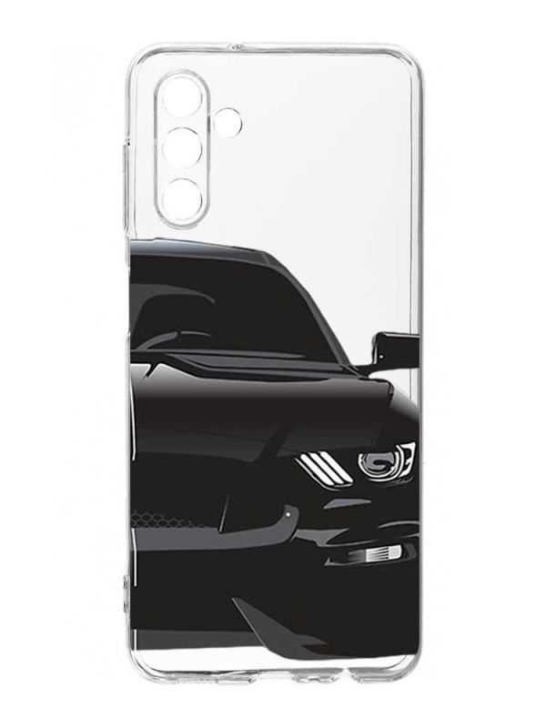 Прозорий чохол на Samsung Galaxy A54 5G / A546 :: Авто чорне (принт 232)