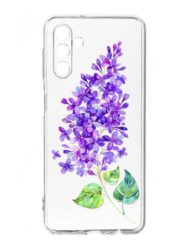 Прозорий чохол на Samsung Galaxy A54 5G / A546 :: Гілочка бузку (принт 280)
