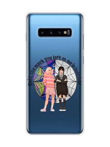 Прозорий чохол на Samsung Galaxy S10 Plus :: Дівчата з Венздей (принт 211)