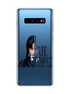 Прозорий чохол на Samsung Galaxy S10 Plus :: Добра дівчинка (принт 215)