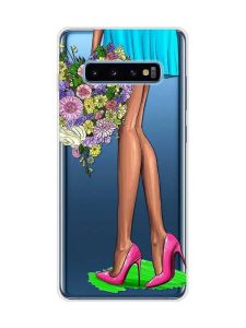 Прозорий чохол на Samsung Galaxy S10 Plus :: Квітковий настрій (принт 226)