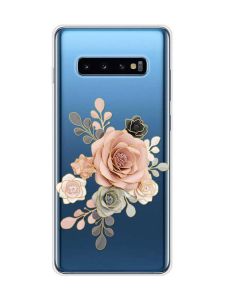 Прозорий чохол на Samsung Galaxy S10 Plus :: Троянди (принт 275)