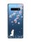 Прозорий чохол на Samsung Galaxy S10 Plus :: Котик і сакура (принт 283)