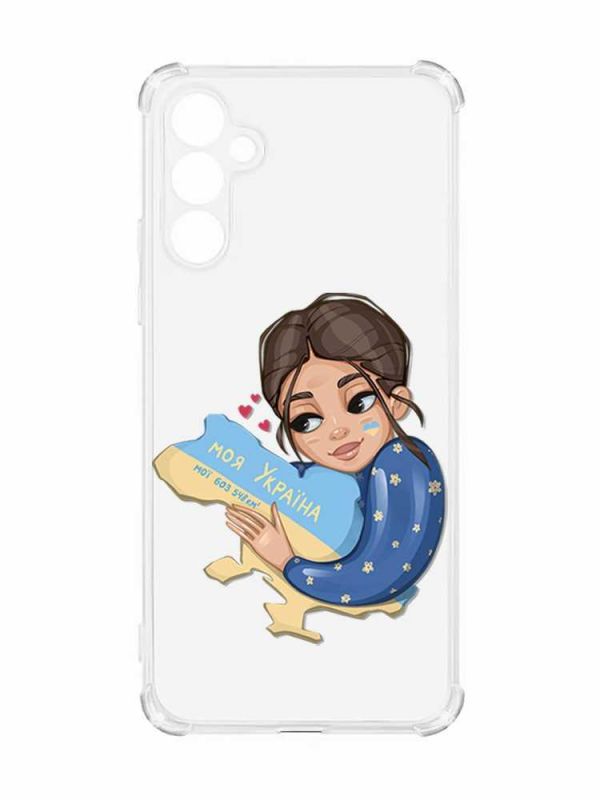 Чохол з потовщеними кутами на Samsung Galaxy A34 5G :: Моя Україна (принт 2)