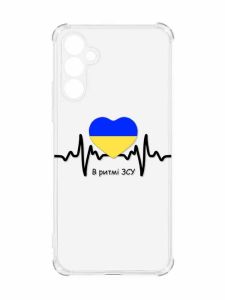 Чохол з потовщеними кутами на Samsung Galaxy A34 5G :: В ритмі ЗСУ (принт 70)