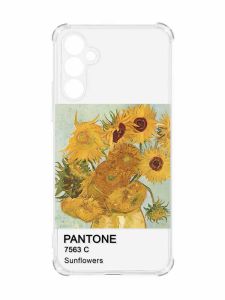 Чохол з потовщеними кутами на Samsung Galaxy A34 5G :: Соняхи (принт 81)