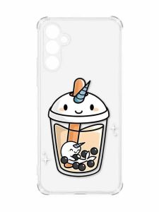 Чохол з потовщеними кутами на Samsung Galaxy A34 5G :: Коктейль Єдиноріг (принт 96)