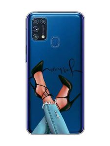 Прозорий чохол на Samsung Galaxy M31  :: Ніжки (принт 60)