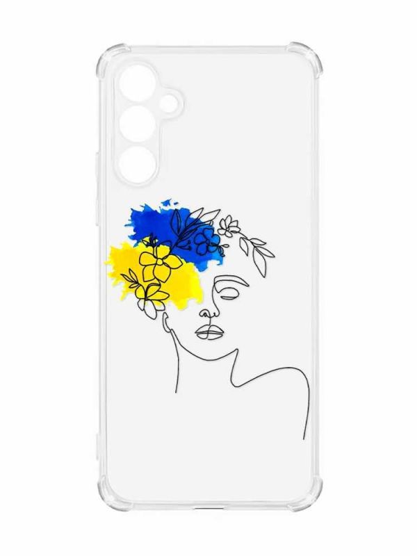 Чохол з потовщеними кутами на Samsung Galaxy A34 5G :: Українка Арт (принт 3)