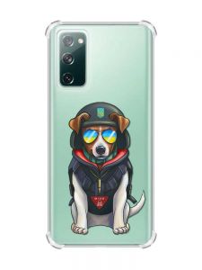 Чохол з потовщеними кутами на Samsung Galaxy S20 :: Патрон (патріотичний принт 4)