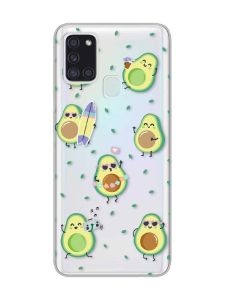 Прозорий чохол на Samsung Galaxy A21s  :: Авокадо на відпочинку (принт 302)