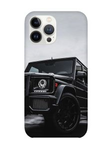 Магнітний чохол на iPhone 14 Pro із підтримкою MagSafe :: Авто чорне (принт 234)