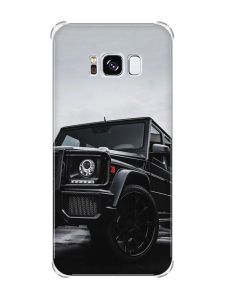 Чохол з потовщеними кутами на Samsung Galaxy S8 :: Авто чорне (принт 234)