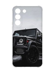 Чохол із потовщеними кутами на Samsung Galaxy S22 :: Авто чорне (принт 234)