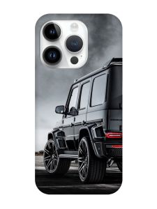 Матовий чохол з чорними боками на Apple iPhone 14 Pro :: Авто чорне (принт 235)