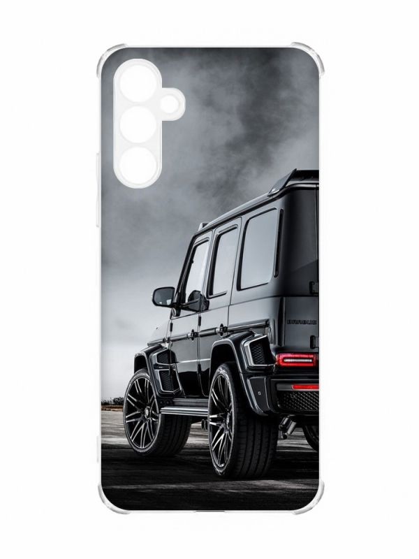 Чохол із потовщеними кутами на Samsung Galaxy A54 5G/A546 :: Авто чорне (принт 235)