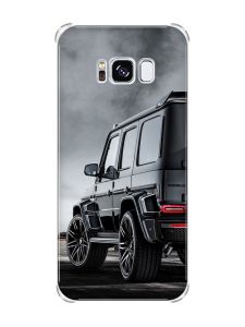 Чохол з потовщеними кутами на Samsung Galaxy S8 :: Авто чорне (принт 235)