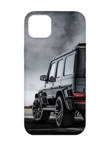 Матовий чохол з чорними боками на Apple iPhone 14 Plus :: Авто чорне (принт 235)