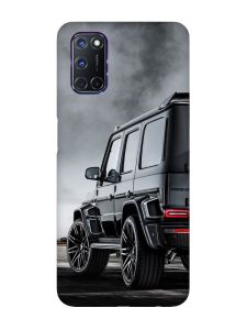 Матовий чохол з чорними боками на Oppo A52/A72/A92 :: Авто чорне (принт 235)