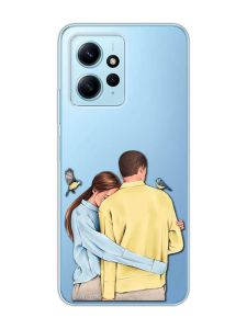 Прозорий чохол на Xiaomi Redmi Note 12 4G :: Українська пара (принт 14)