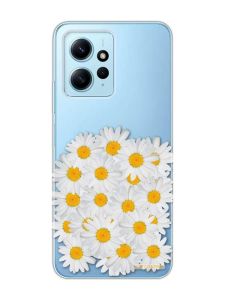 Прозорий чохол на Xiaomi Redmi Note 12 4G :: Букет ромашок (принт 40)