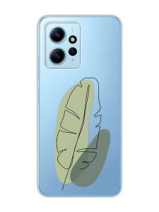 Прозорий чохол на Xiaomi Redmi Note 12 4G :: Листочок (принт 65)