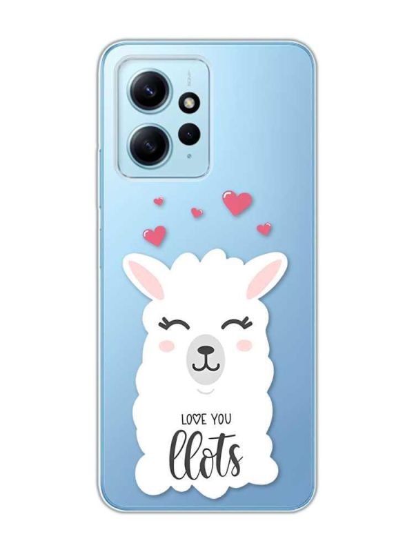 Прозорий чохол на Xiaomi Redmi Note 12 4G :: Лама (принт 94)