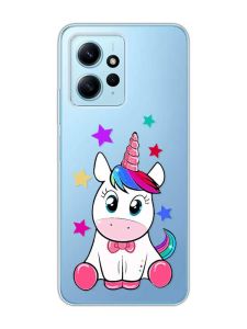 Прозорий чохол на Xiaomi Redmi Note 12 4G :: Єдиноріг (принт 102)